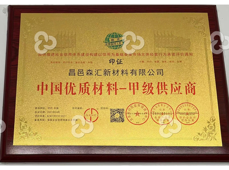 Changyi Certifications