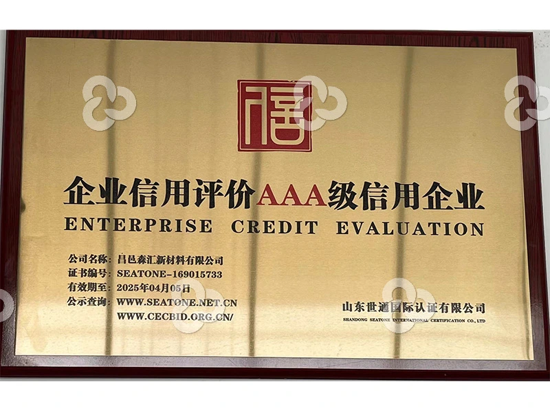 Changyi Certifications